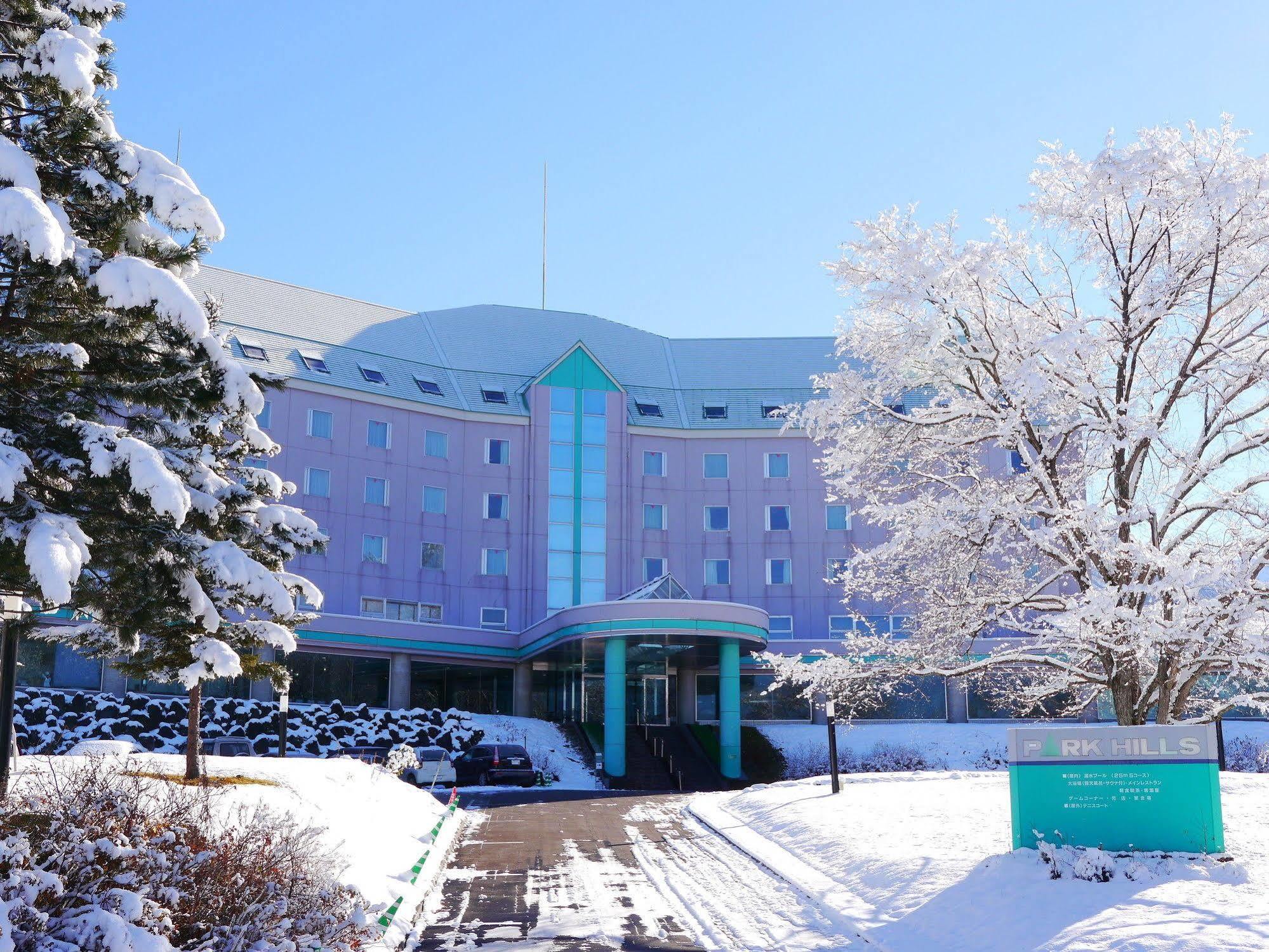 Hotel Park Hills Kamifurano Exterior foto